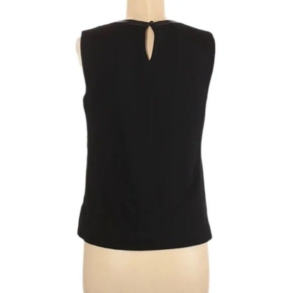 MILLY Leopard Faux Fur Wool Leather Top 8 - Picture 6 of 7